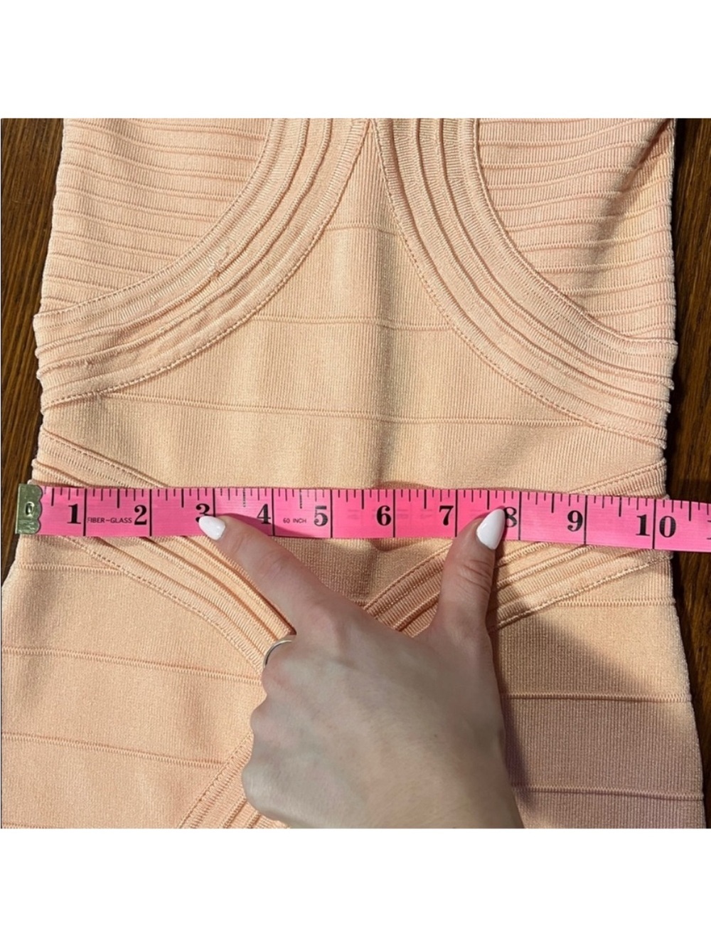 Guess • Women’s XS • Peachy Pink • Sleeveless Bodycon Bandage • Mini Dress - Picture 13 of 13